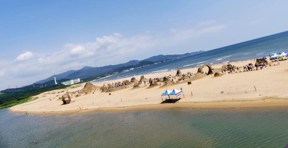 fulong beach, sand sculptures, summer Taiwan, Taipei day trip