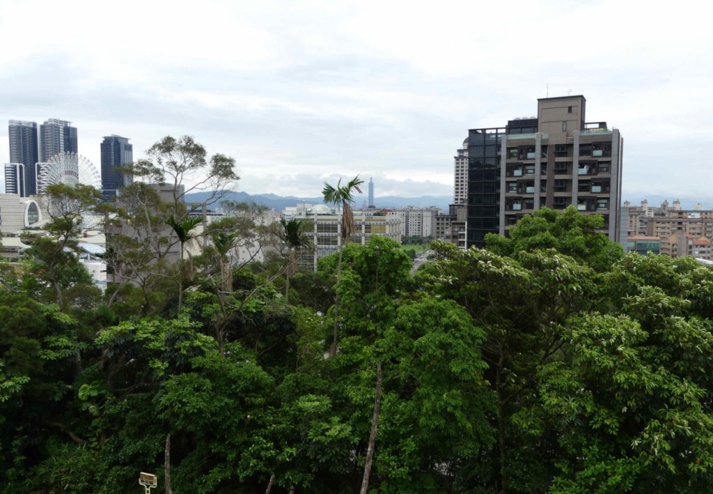 Jianan Butterfly Trail view, Taipei 101, Miramar Ferris Wheel
