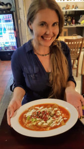 vegetarian enchiladas in Taipei Taiwan